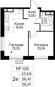 Квартира 78408 этажа 14 секции 1 дома 311