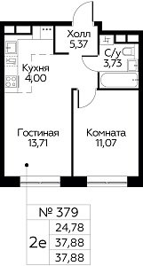 Квартира 78661 этажа 11 секции 3 дома 311